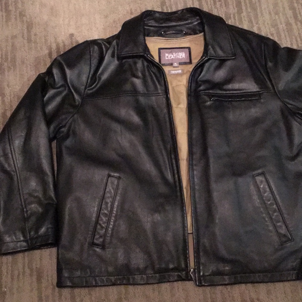 Men’s Wilson leather coat